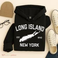 Long Island Ny Souvenir Native Long Islander Map Nyc Hoodie thumb 4