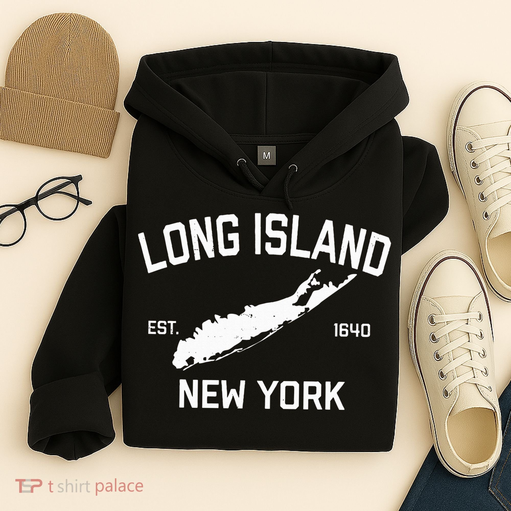 Long Island Ny Souvenir Native Long Islander Map Nyc Hoodie