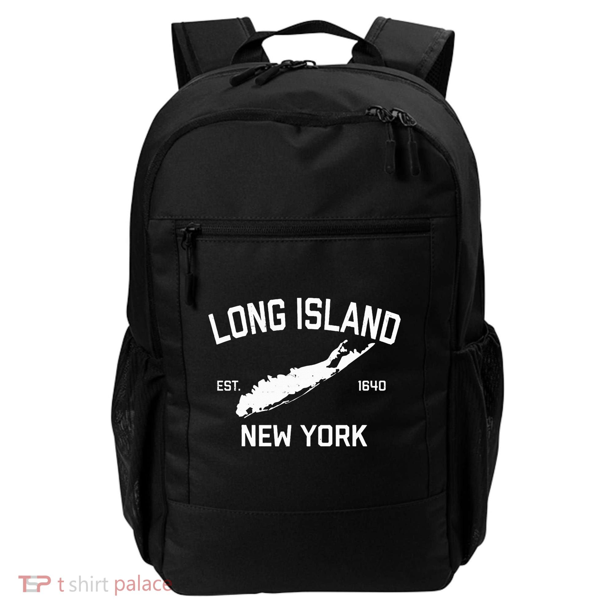 Long Island Ny Souvenir Native Long Islander Map Nyc Backpack