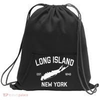 Long Island Ny Souvenir Native Long Islander Map Nyc Sweatshirt Cinch Pack Bag thumb 0