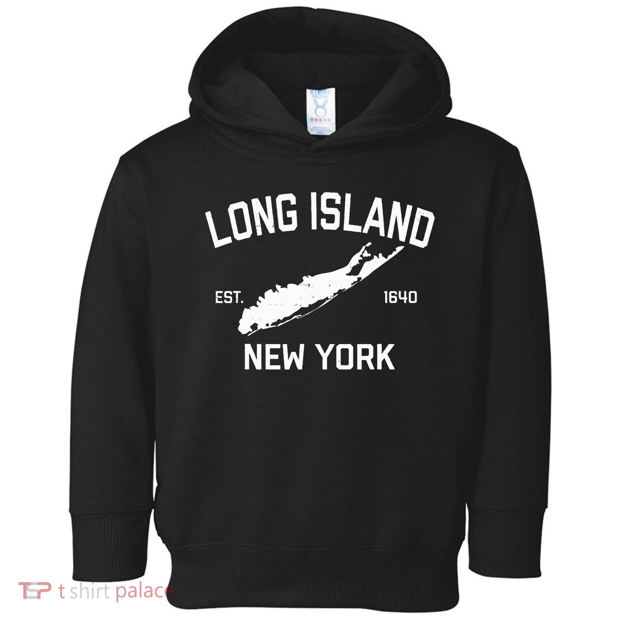 Long Island Ny Souvenir Native Long Islander Map Nyc Toddler Hoodie