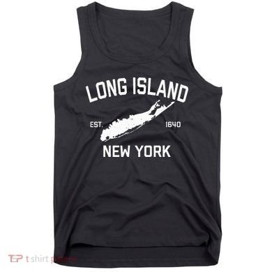 Long Island Ny Souvenir Native Long Islander Map Nyc Tank Top