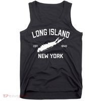 Long Island Ny Souvenir Native Long Islander Map Nyc Tank Top thumb 0