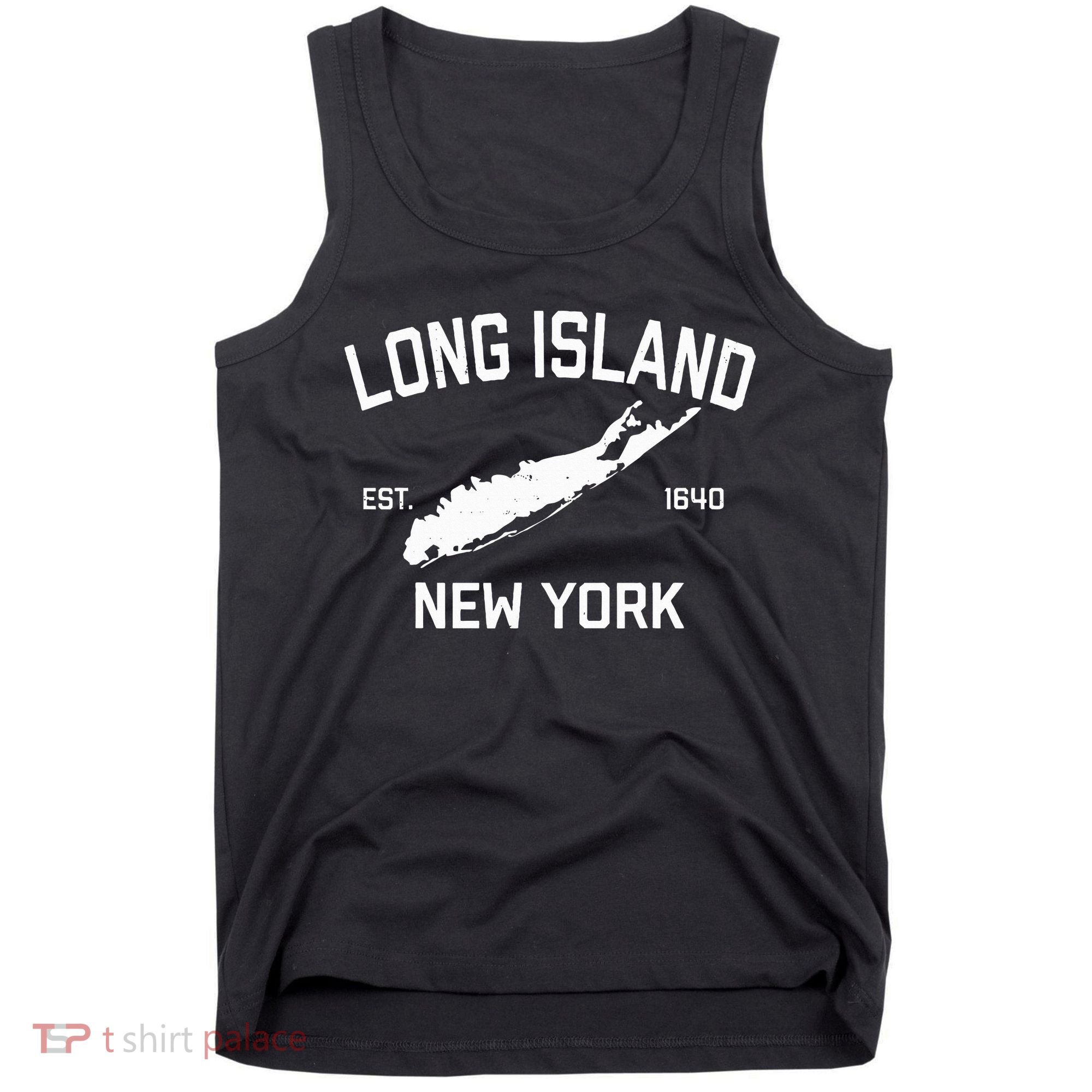 Long Island Ny Souvenir Native Long Islander Map Nyc Tank Top