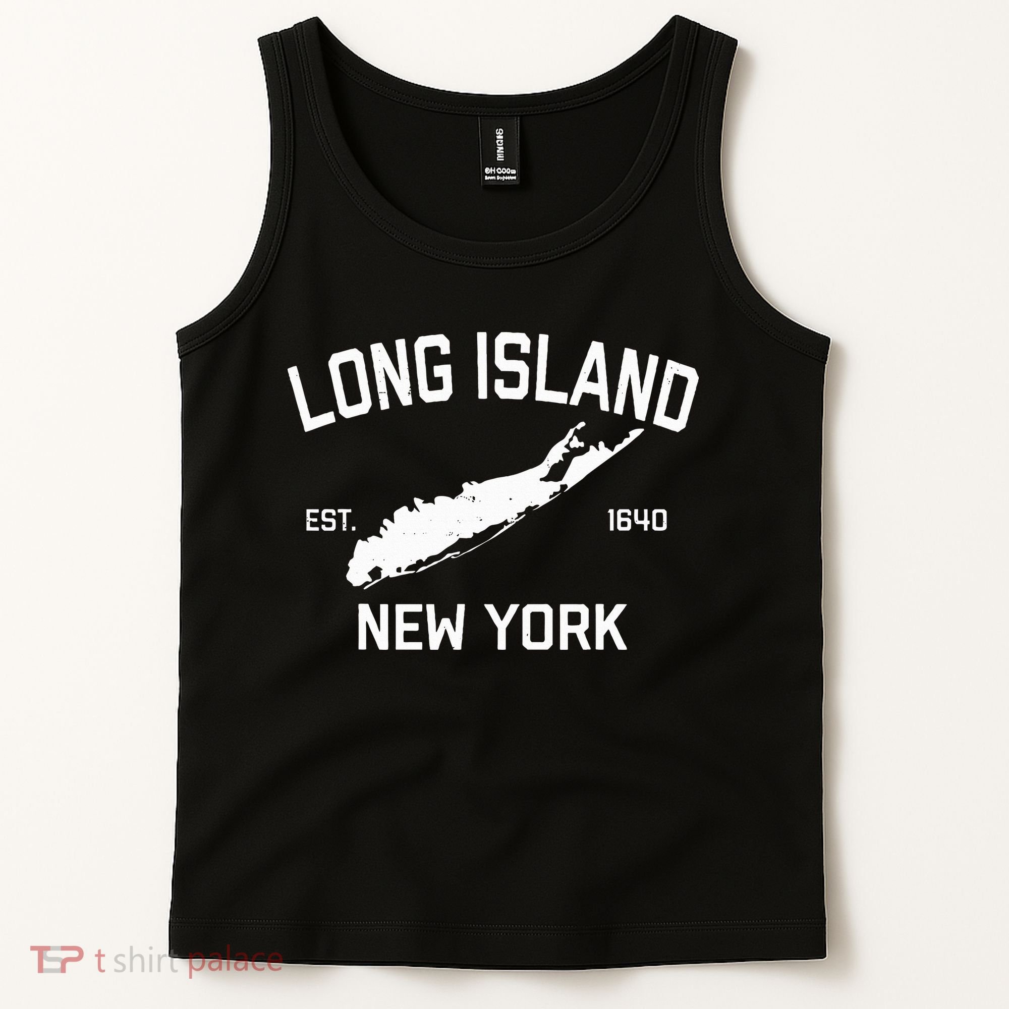 Long Island Ny Souvenir Native Long Islander Map Nyc Tank Top