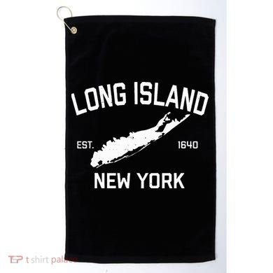 Long Island Ny Souvenir Native Long Islander Map Nyc Golf Towel