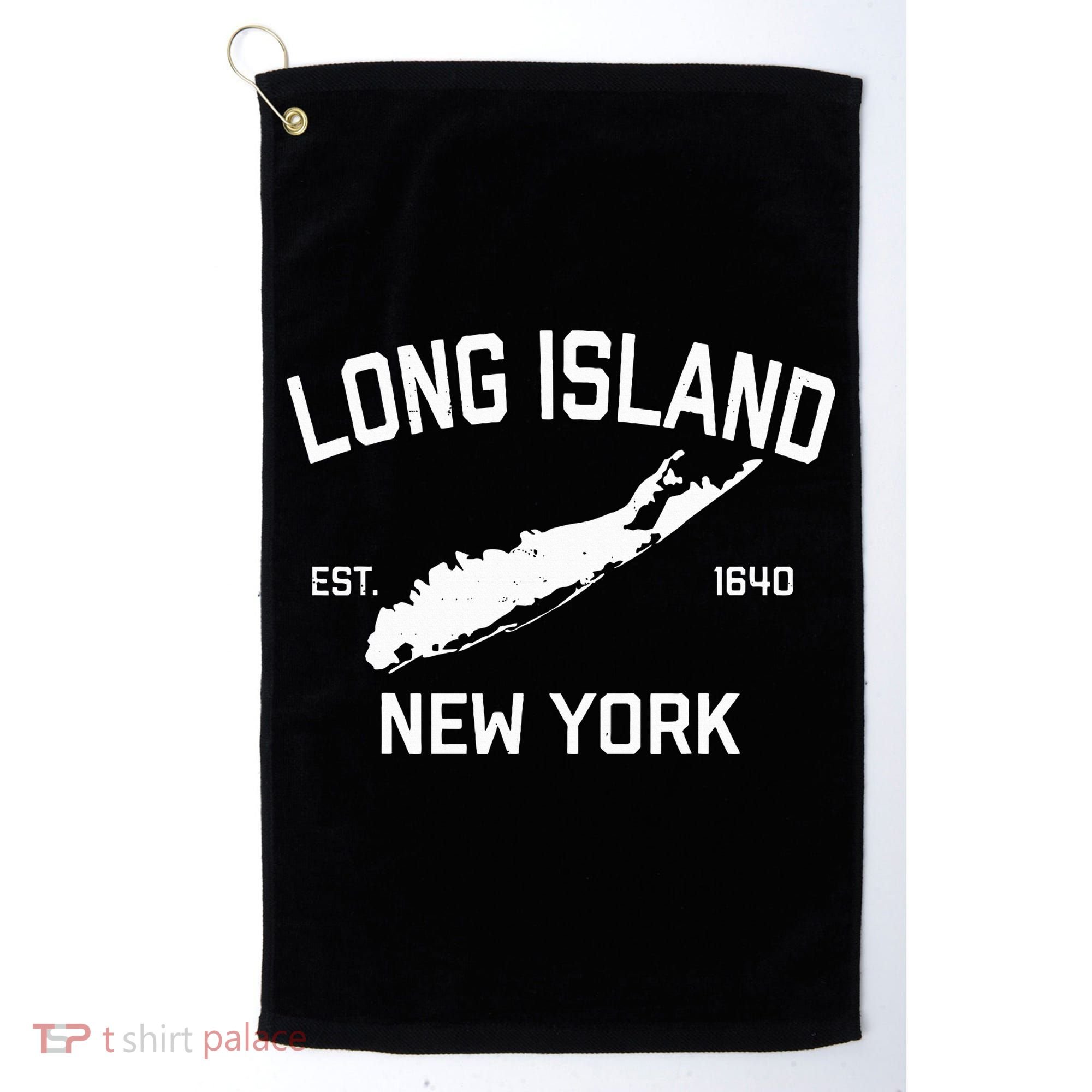 Long Island Ny Souvenir Native Long Islander Map Nyc Golf Towel