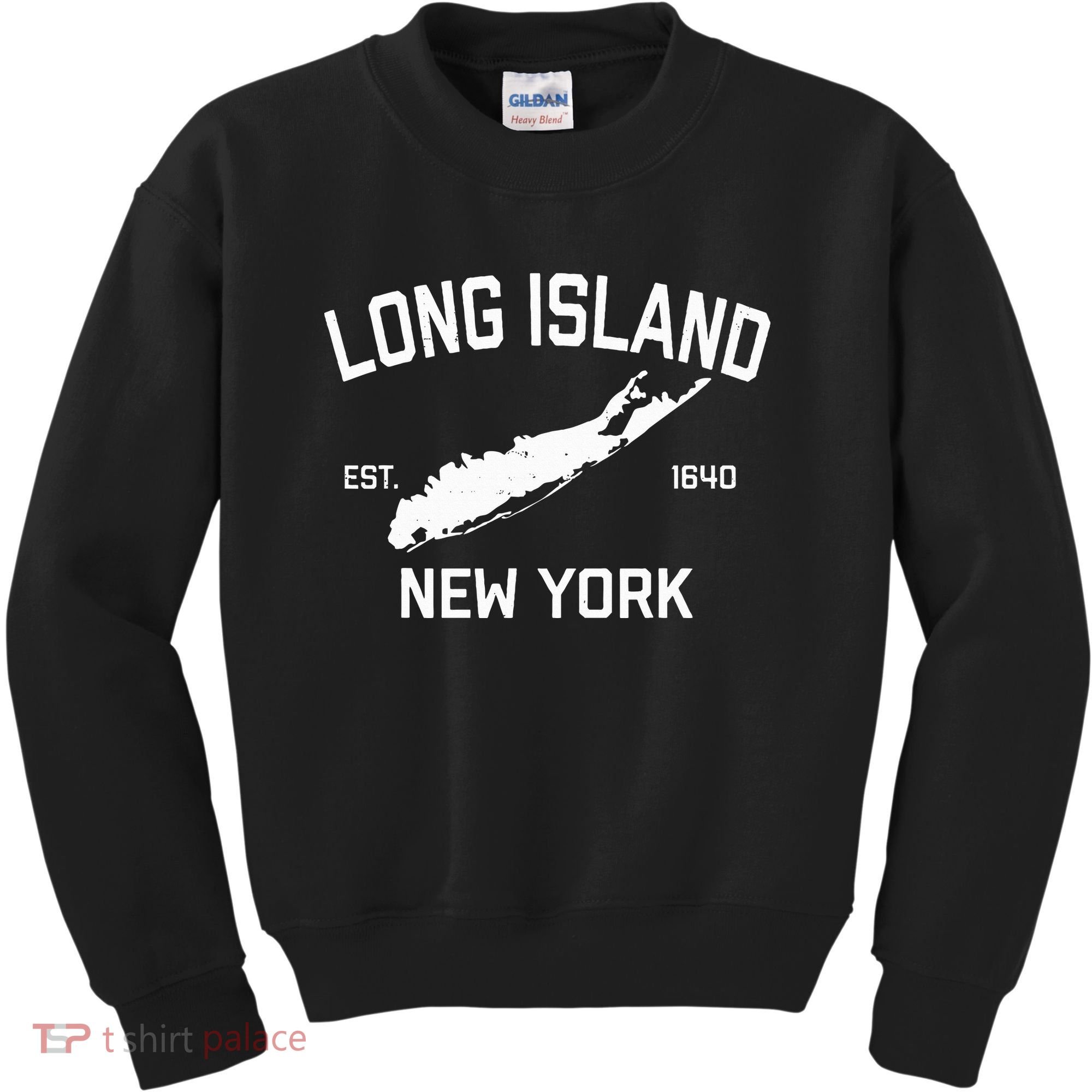 Long Island Ny Souvenir Native Long Islander Map Nyc Kids Sweatshirt