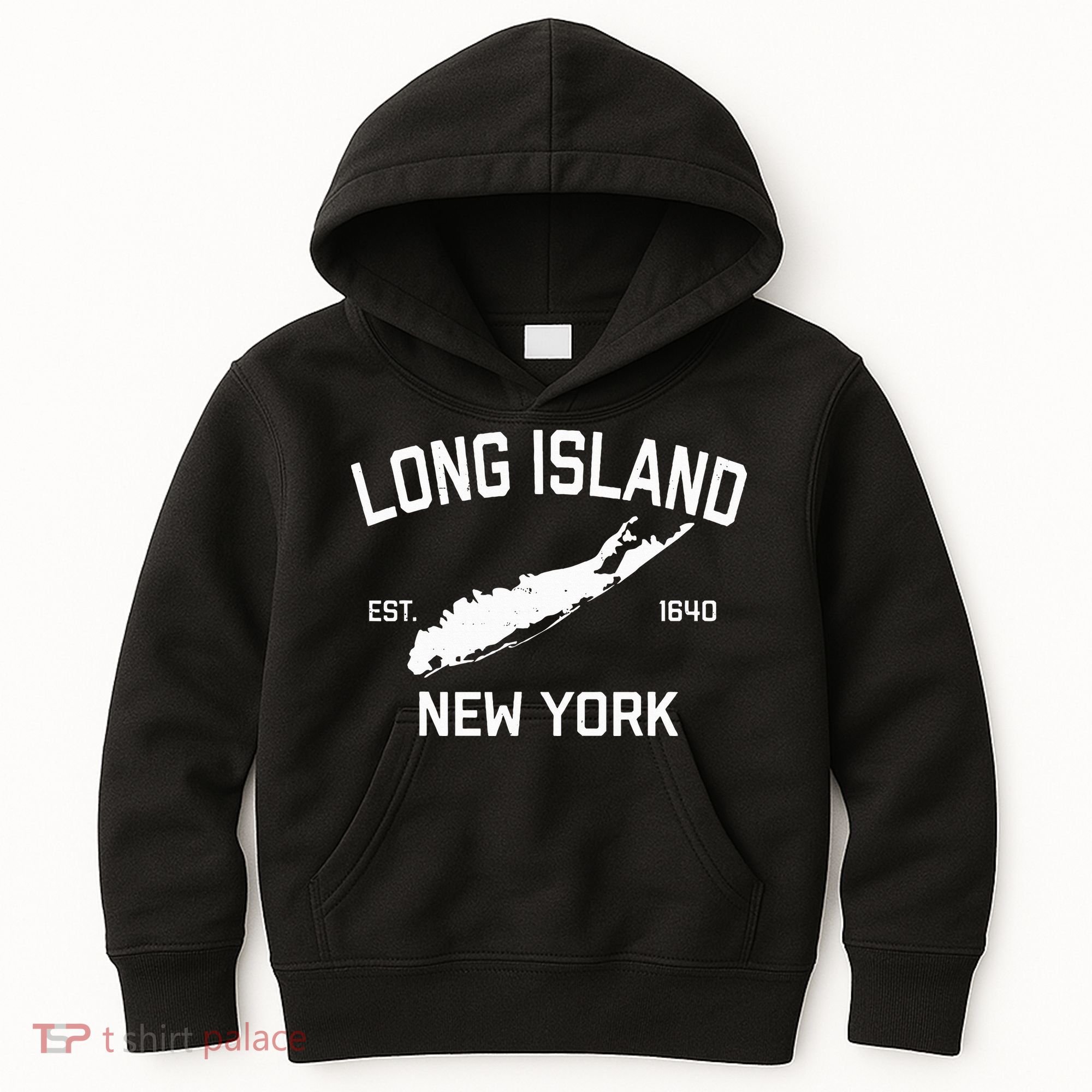 Long Island Ny Souvenir Native Long Islander Map Nyc Kids Hoodie