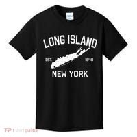 Long Island Ny Souvenir Native Long Islander Map Nyc Kids T-Shirt thumb 0