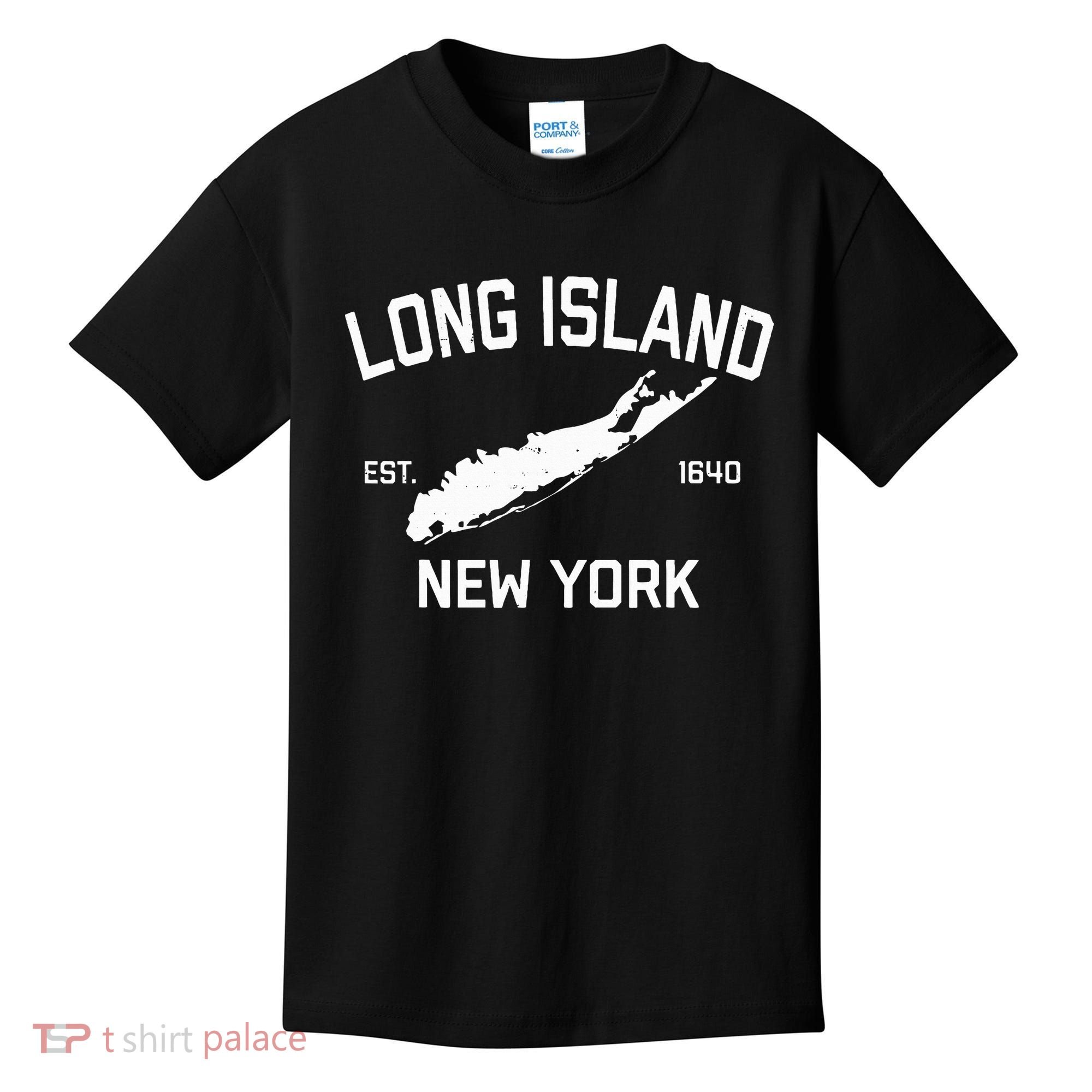 Long Island Ny Souvenir Native Long Islander Map Nyc Kids T-Shirt