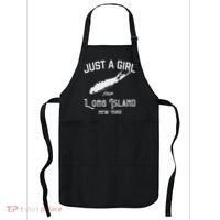 Long Island New York Souvenir  Girl Wife Map Apron thumb 0