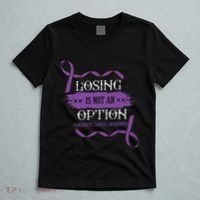 Losing Is Not An Option Pancreatic Cancer Stomach Gift T-Shirt thumb 5