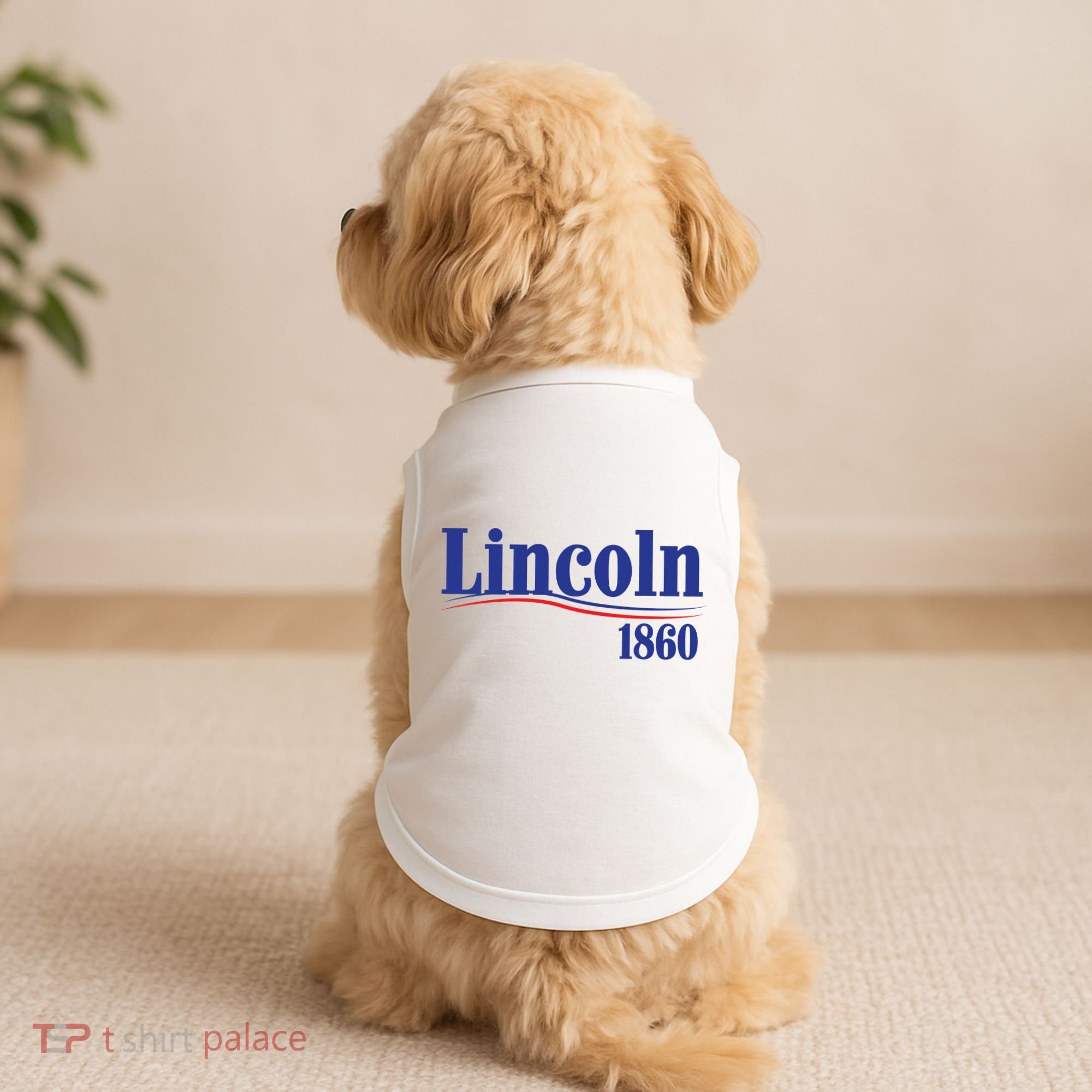 Lincoln 1860 For President Doggie Tank