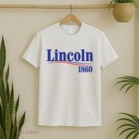 Lincoln 1860 For President T-Shirt thumb 2