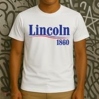 Lincoln 1860 For President T-Shirt thumb 3
