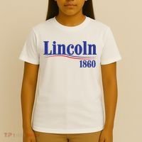 Lincoln 1860 For President T-Shirt thumb 4