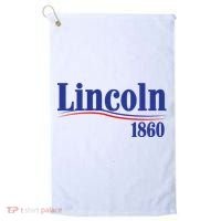 Lincoln 1860 For President Golf Towel thumb 0