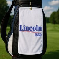Lincoln 1860 For President Golf Towel thumb 2
