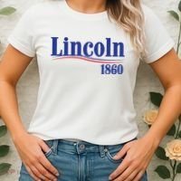 Lincoln 1860 For President Women's T-Shirt thumb 2