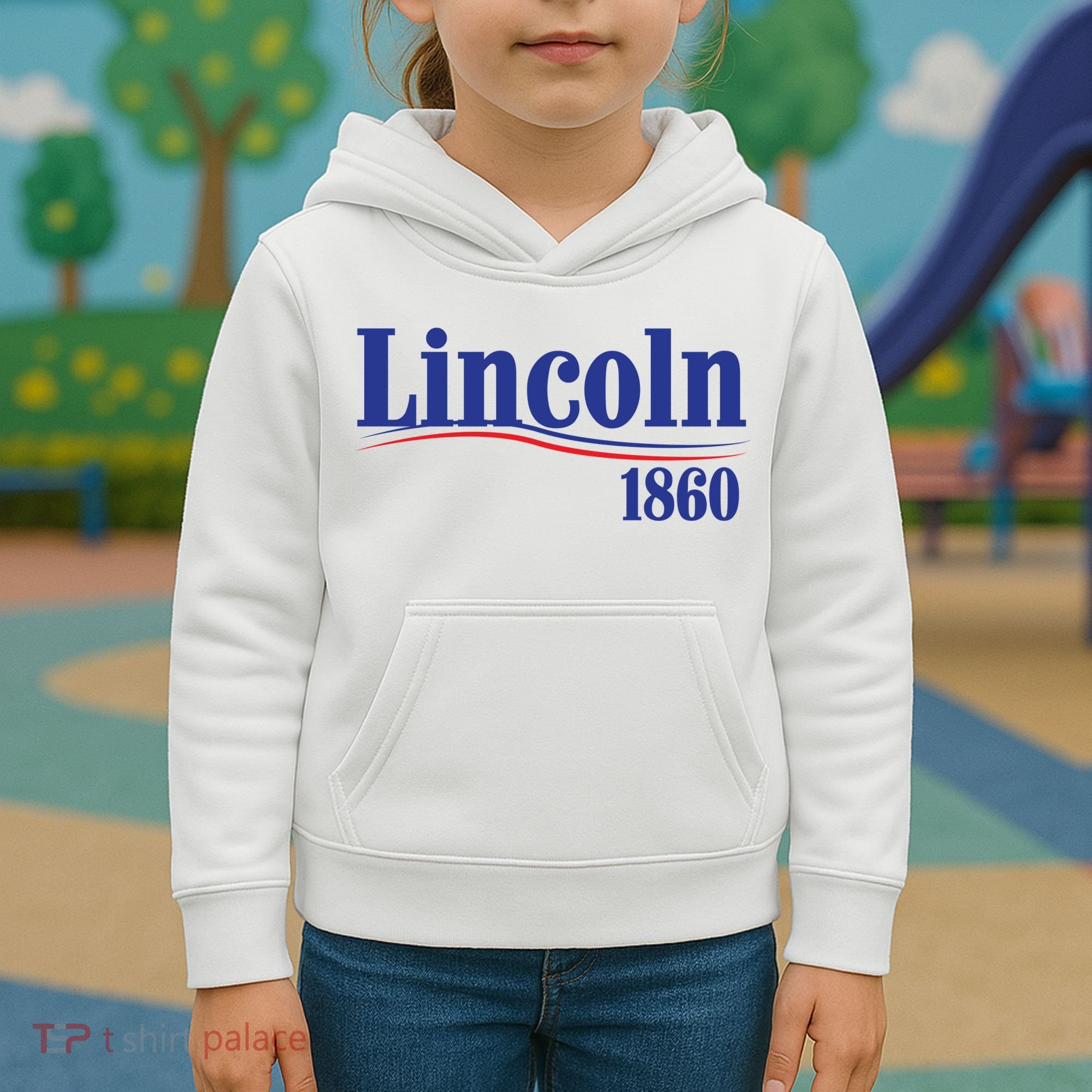 Lincoln 1860 For President Kids Hoodie