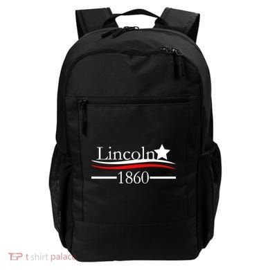Lincoln 1860 President Logo Backpack