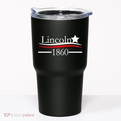 Lincoln 1860 President Logo Tumbler