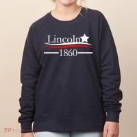 Lincoln 1860 President Logo Women's Sweatshirt thumb 0