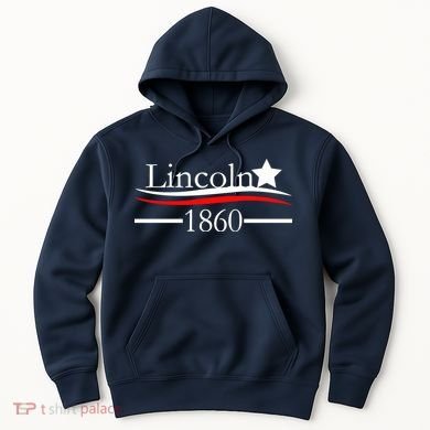 Lincoln 1860 President Logo Hoodie