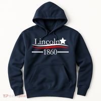 Lincoln 1860 President Logo Hoodie thumb 0