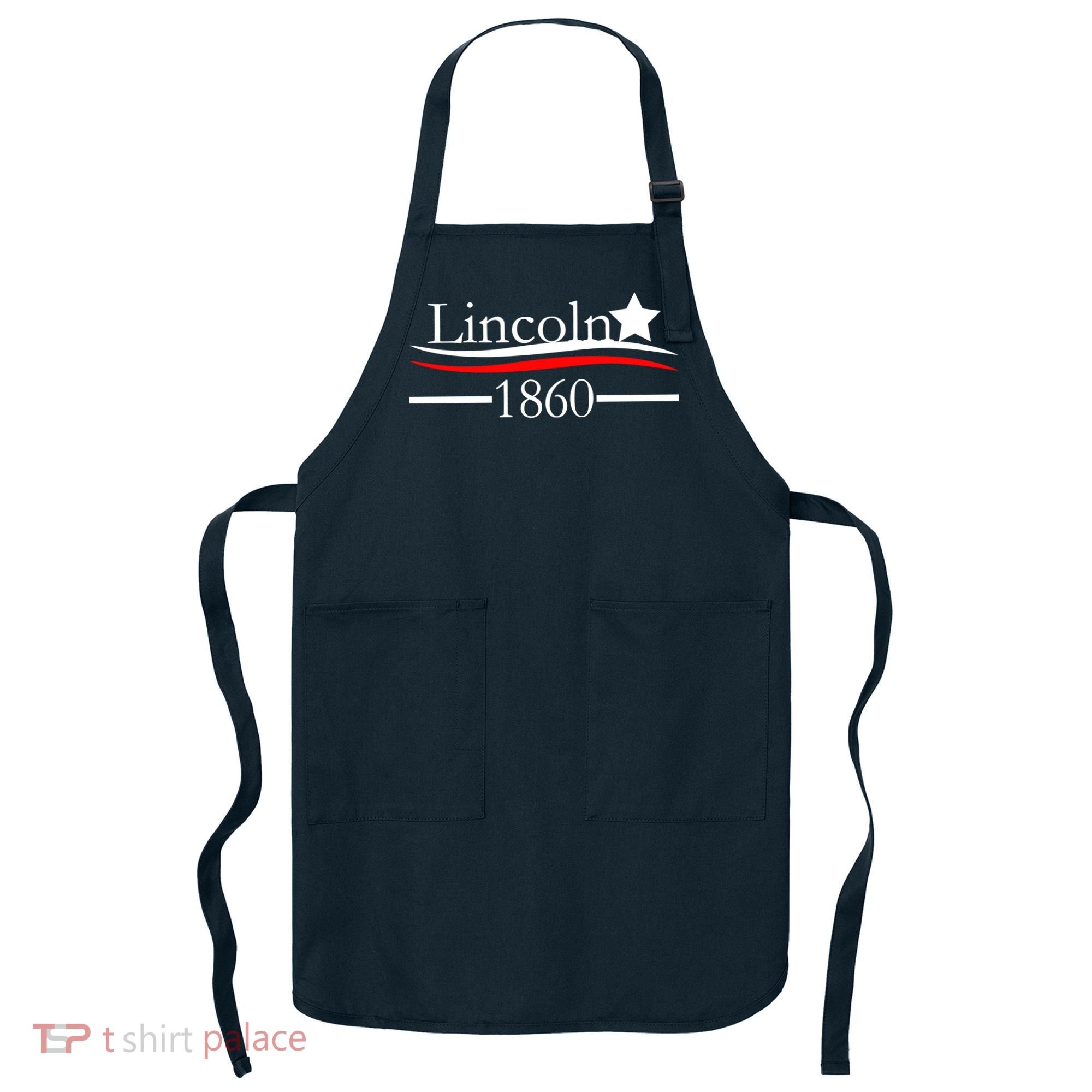 Lincoln 1860 President Logo Apron