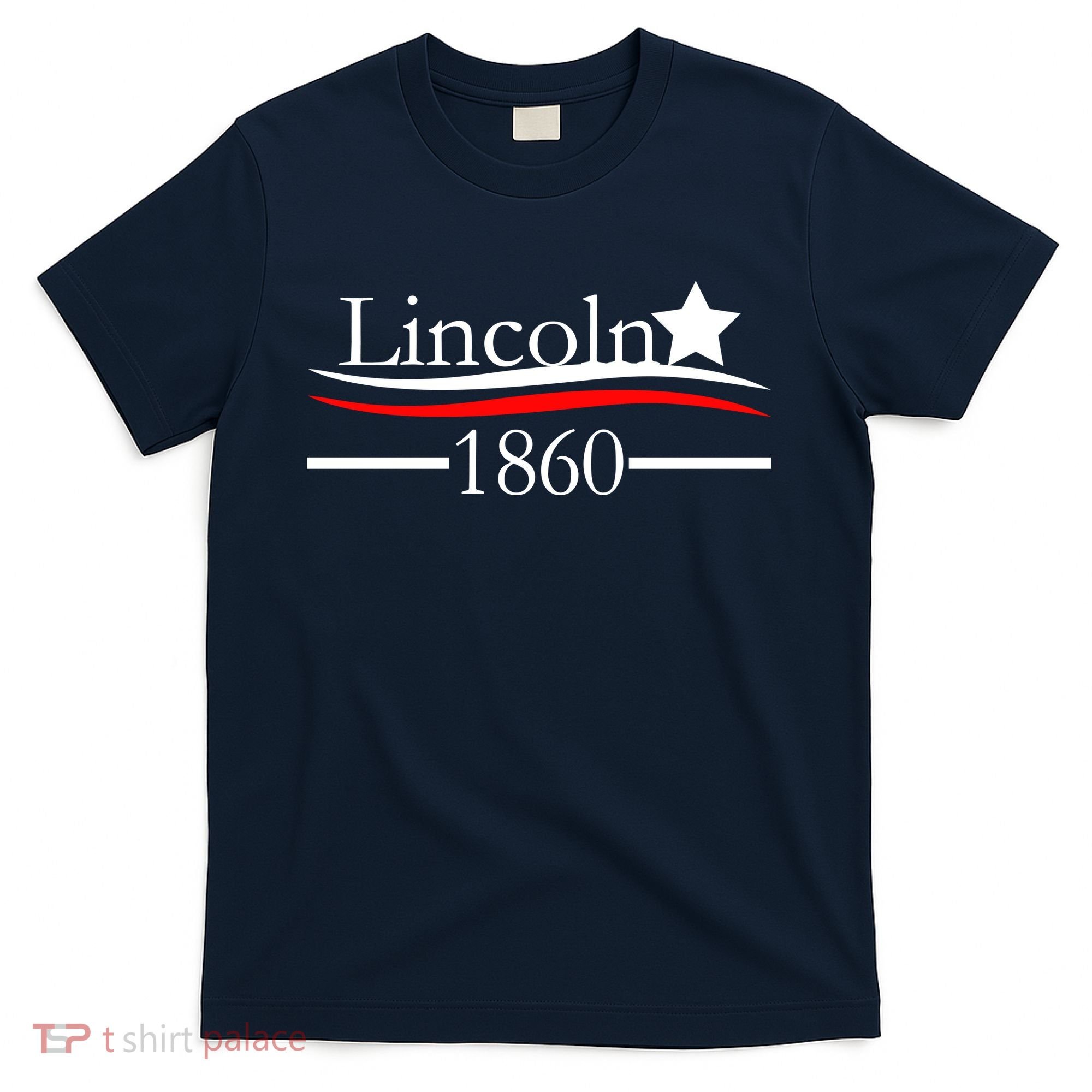 Lincoln 1860 President Logo T-Shirt