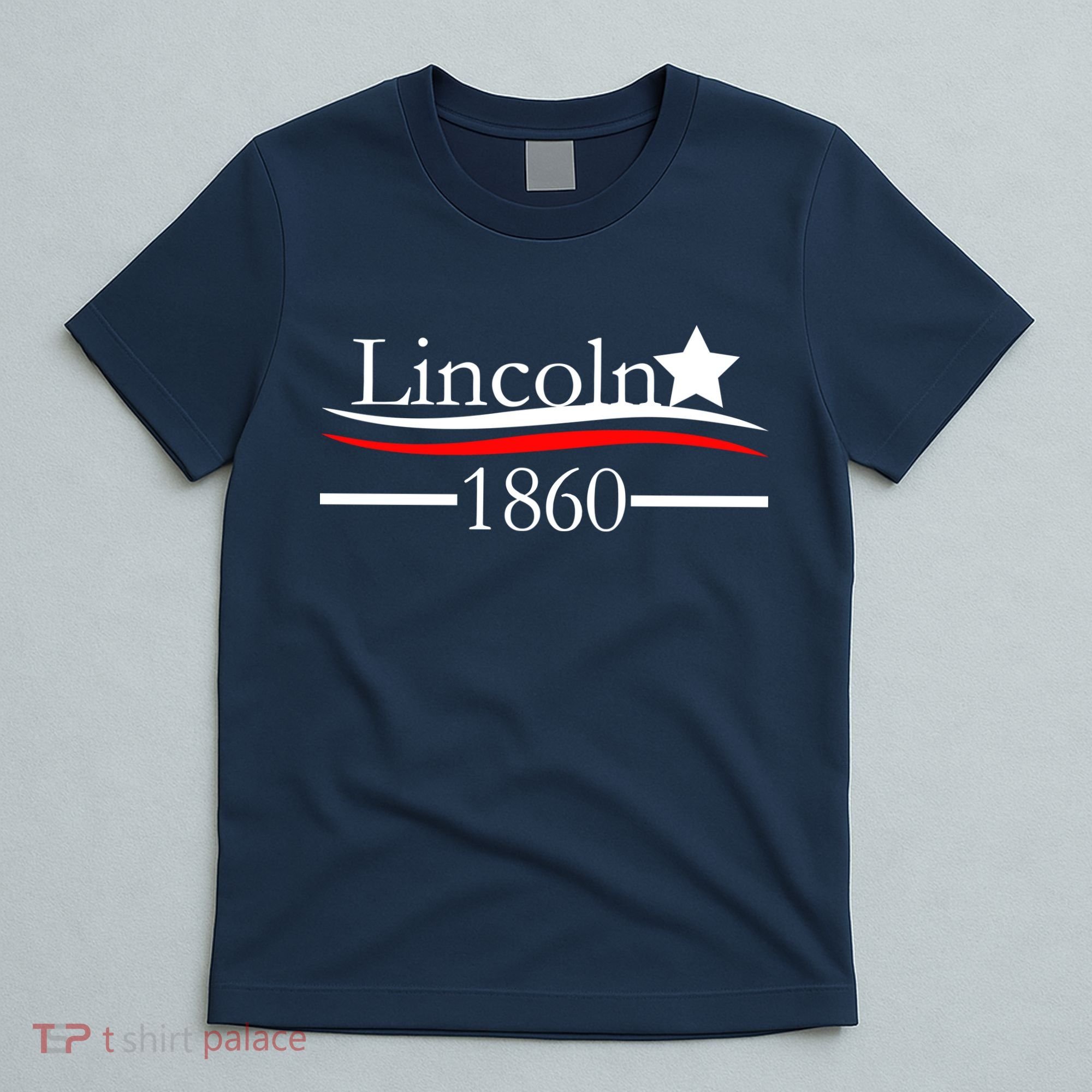 Lincoln 1860 President Logo T-Shirt