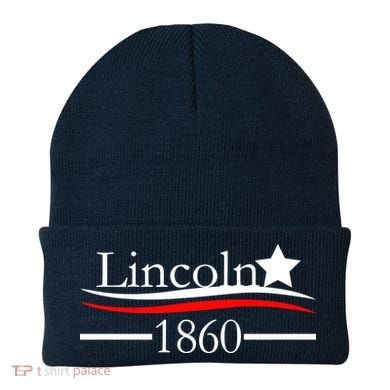 Lincoln 1860 President Logo Beanie