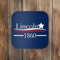 Lincoln 1860 President Logo Coaster thumb 0