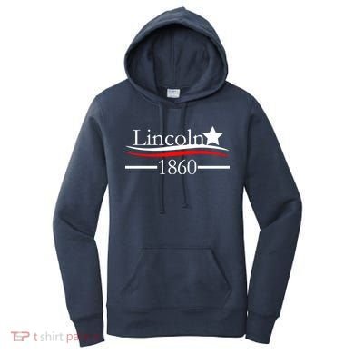 Lincoln 1860 President Logo Women's Hoodie