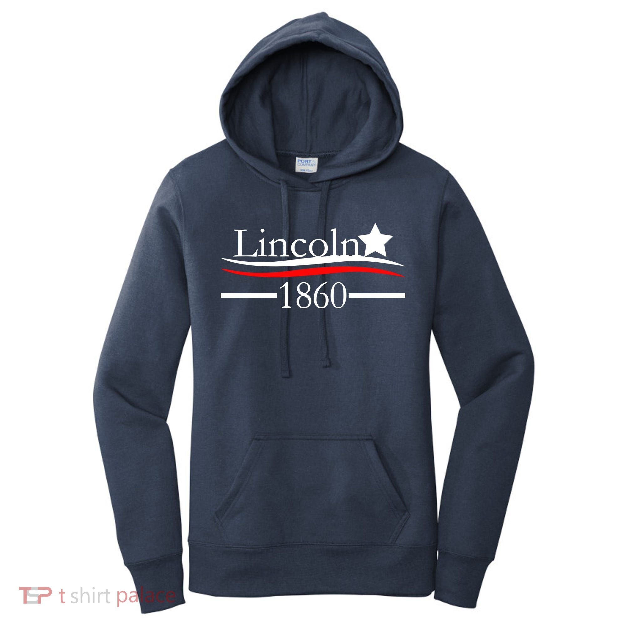 Lincoln 1860 President Logo Women's Hoodie