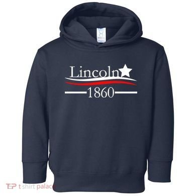 Lincoln 1860 President Logo Toddler Hoodie