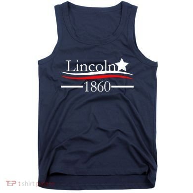 Lincoln 1860 President Logo Tank Top