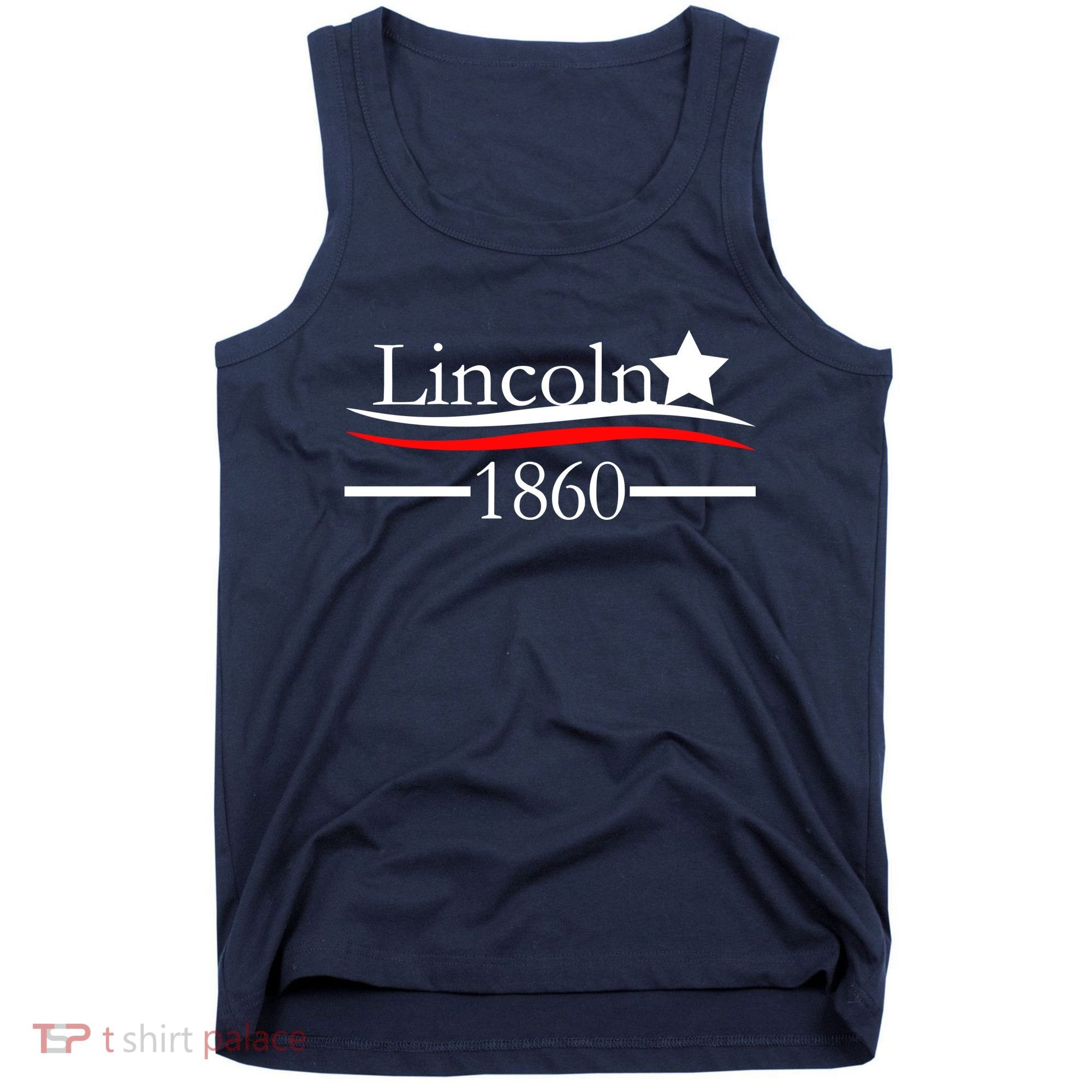 Lincoln 1860 President Logo Tank Top