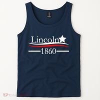 Lincoln 1860 President Logo Tank Top thumb 2