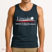 Lincoln 1860 President Logo Tank Top thumb 3