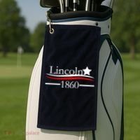 Lincoln 1860 President Logo Golf Towel thumb 2