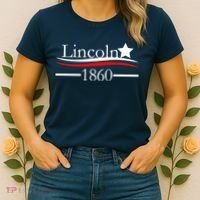 Lincoln 1860 President Logo Women's T-Shirt thumb 2