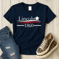 Lincoln 1860 President Logo Women's T-Shirt thumb 3