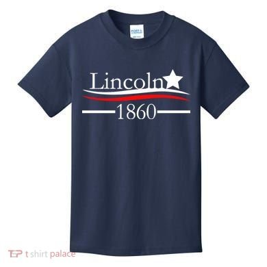 Lincoln 1860 President Logo Kids T-Shirt