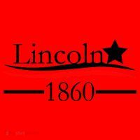 Lincoln 1860 President Logo Santa Hat thumb 1