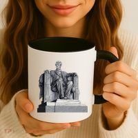 Lincoln Memorial Statue Coffee Mug thumb 3