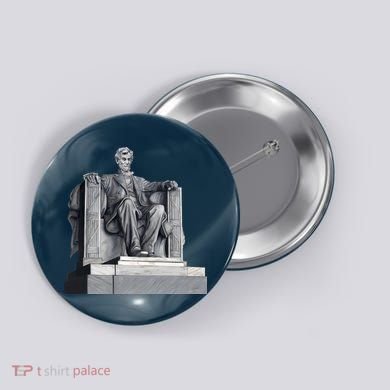 Lincoln Memorial Statue Button