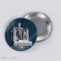 Lincoln Memorial Statue Button thumb 0